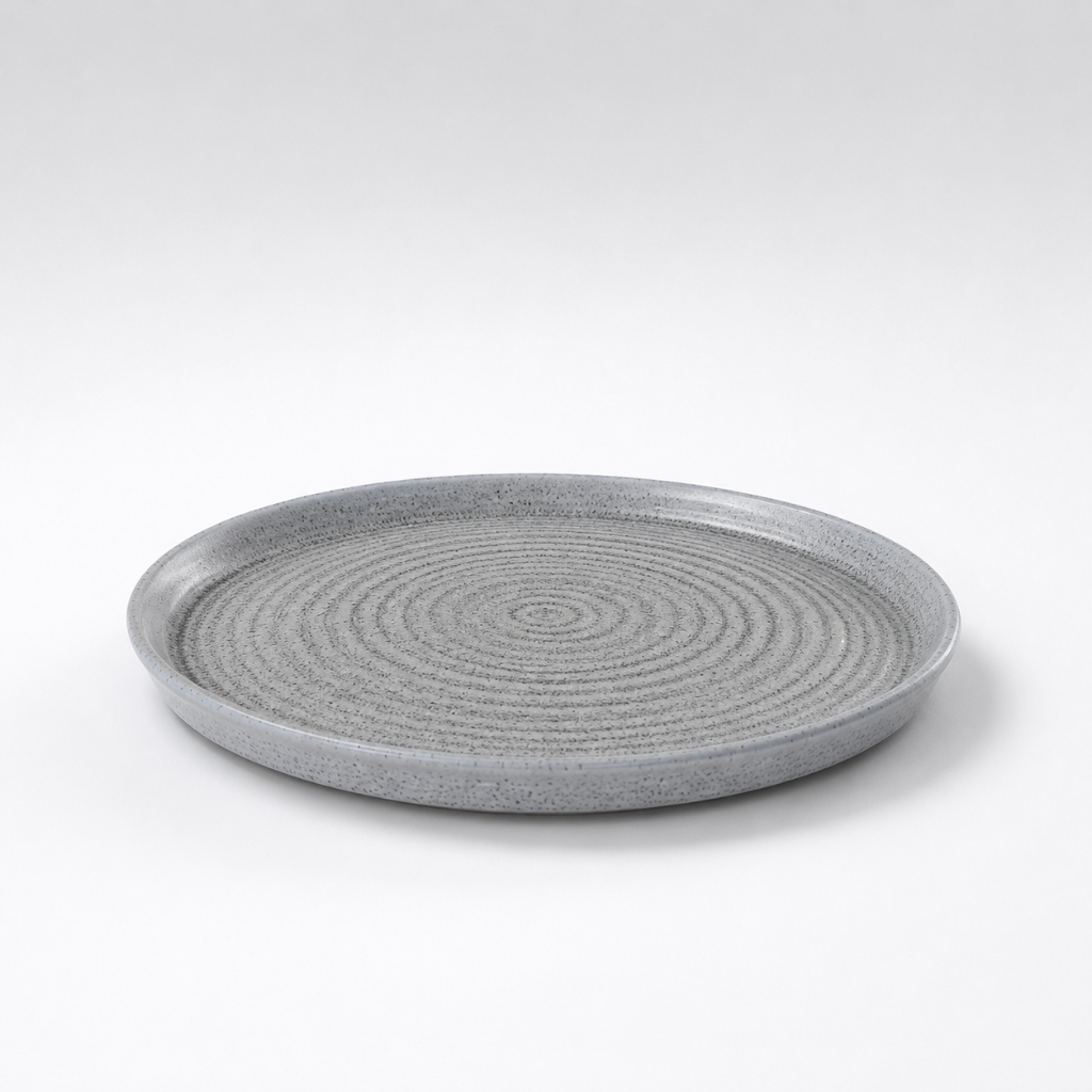 Fusion Grey Hapita Dinner Plate 26 cm