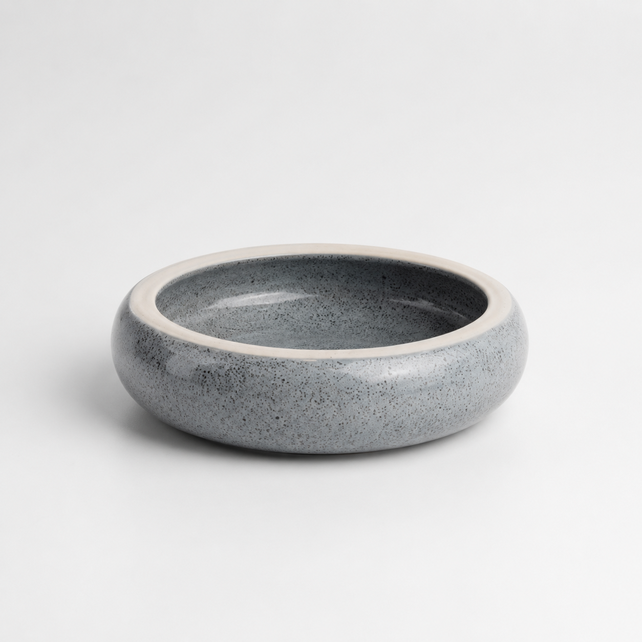 Fusion Grey Hapita Sides Elevated Dish 16 cm