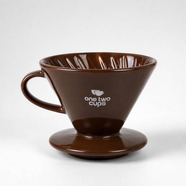 V60 Ceramic Coffee Dripper 1–4 Cups – Manual Brew Coffee Filter