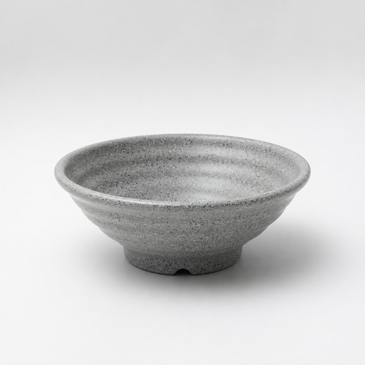 Clay Grey Swirl Wide Bowl  17.2 cm