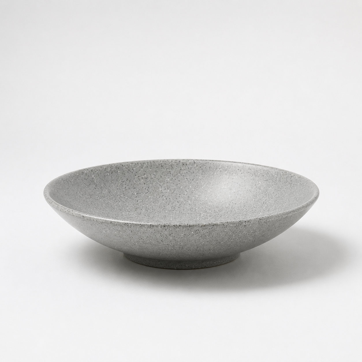 Clay Grey Shallow Bowl 17 cm