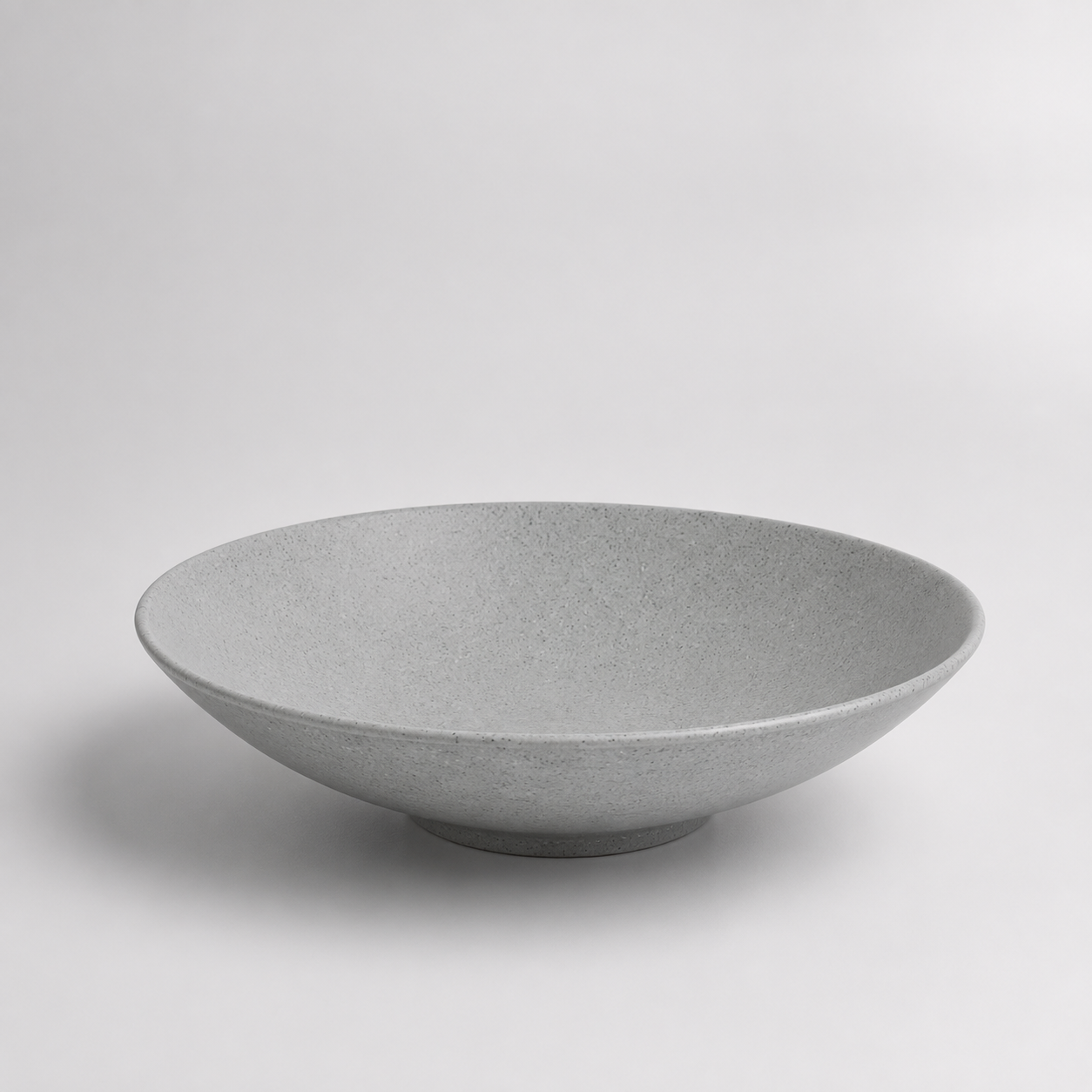 Clay Grey Shallow Bowl 21.2 cm