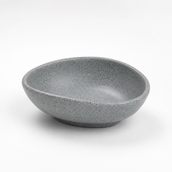 Clay Grey Oval Bowl 16.8 × 13.5 × 6 cm