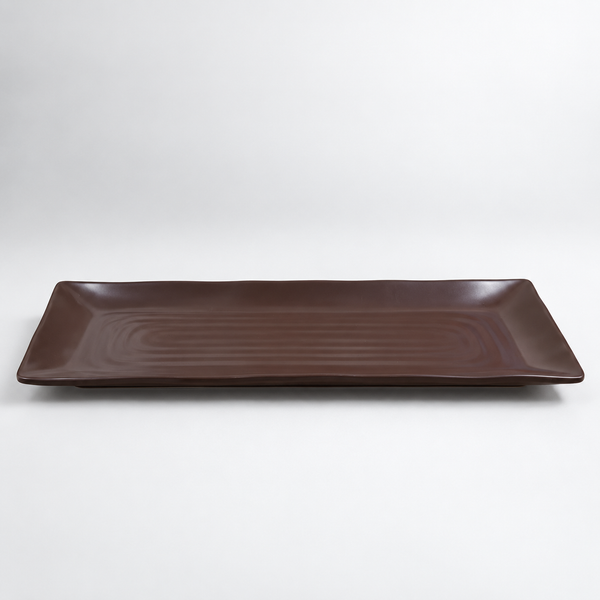 Deep Brown Long Plate