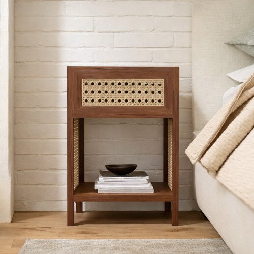 Kuta Rattan Accent Cabinet