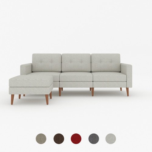 Marseille 3-Seater Sofa Set + Ottoman