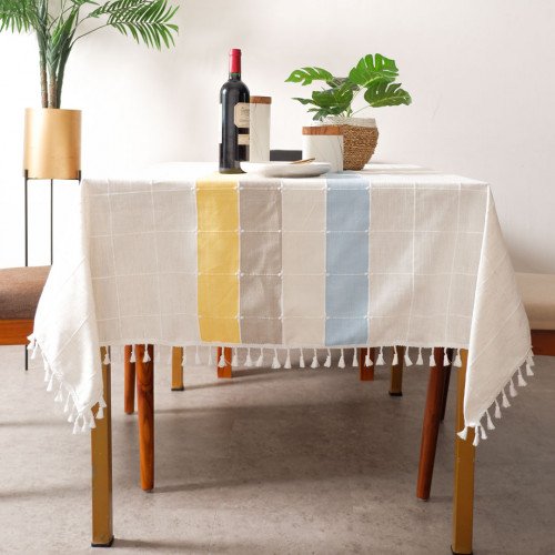 Tablecloth Amity White