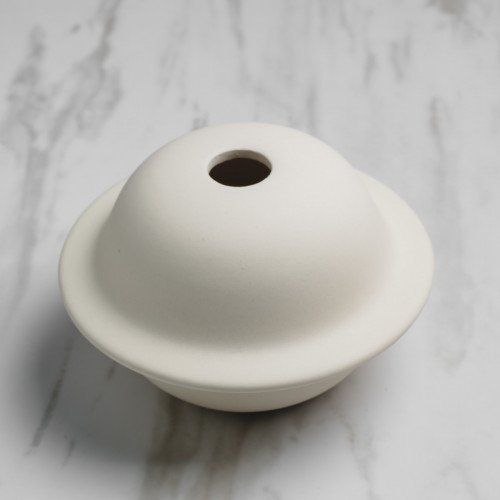 Beige Orb Table Décor Vase