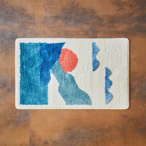 Blue Horizon Bath Rug