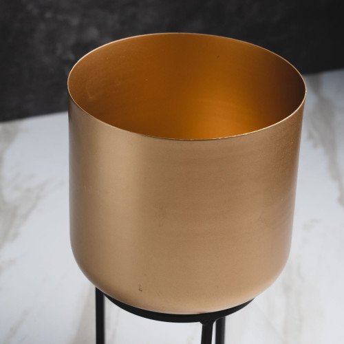 Bullion Iron Flower Vase Short