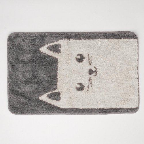 Cartoon Kitty Bath Rug