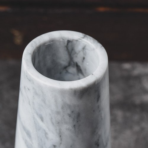 Creative Marble Décor Vase White 6.5cm x 20cm