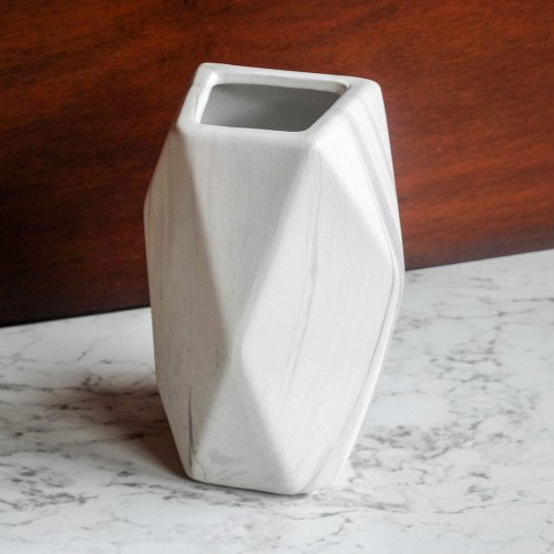 Faceted Vase Diamond Medium 21cm
