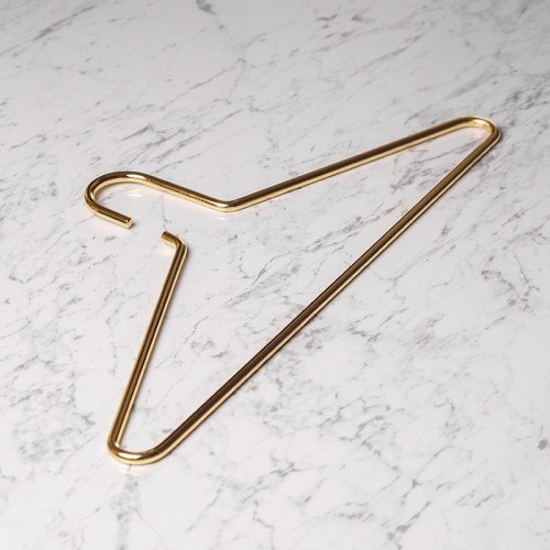 Gold Plated Metal Coat Hanger