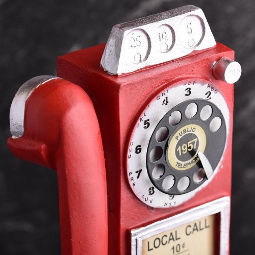 Hanging Phone Red Table Décor
