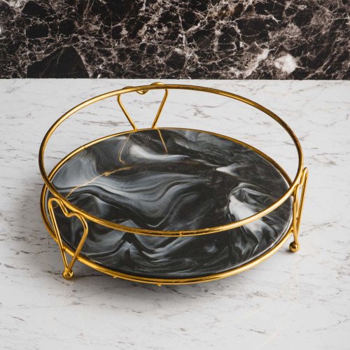 Lavish Table Rack Round Short 10"