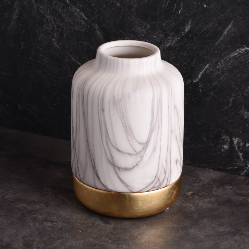 Marble Accent Décor Vase Large