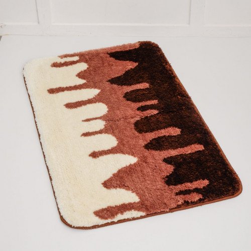 Melted Coffee Bath Rug 50 x 80cm