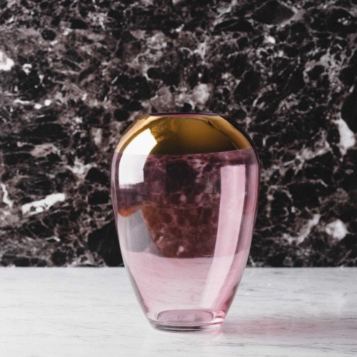 Mythical Glass 0501 Flower Vase Lavender