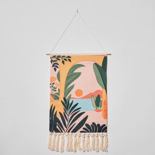 Nordic Hanging Canvas Art 50 x 70cm - Botanical