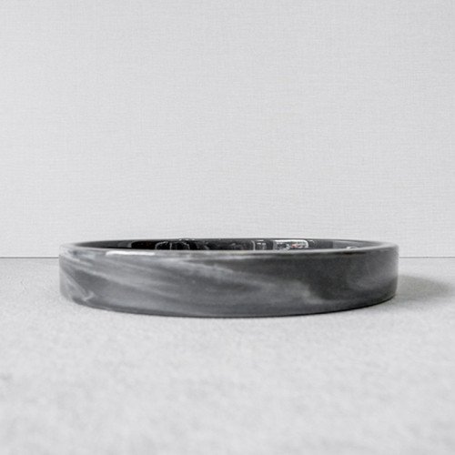 Sierra Decorative Tray Round Black