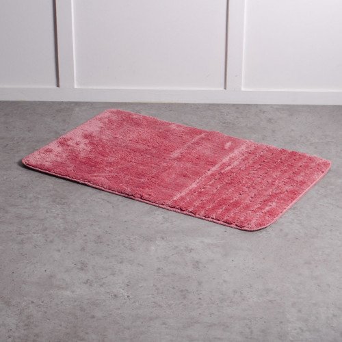 Simple Luxury Bath Rug Burgundy