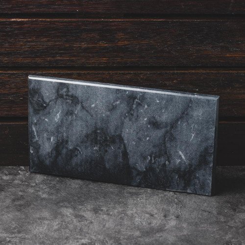 Thin Rectangular Marble Board Black 29cm x 15.5cm