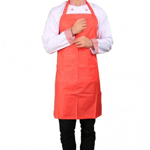Opal Parachute Long Apron Red