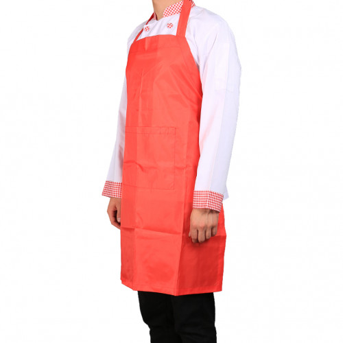 Opal Parachute Long Apron Red 2
