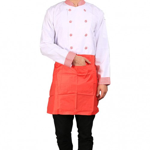 Opal Short Apron Red