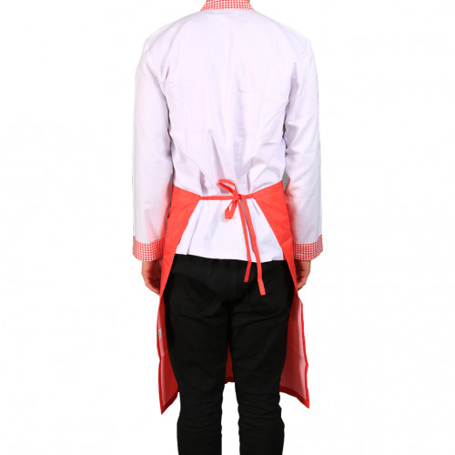 Opal Half Long Apron Red 3