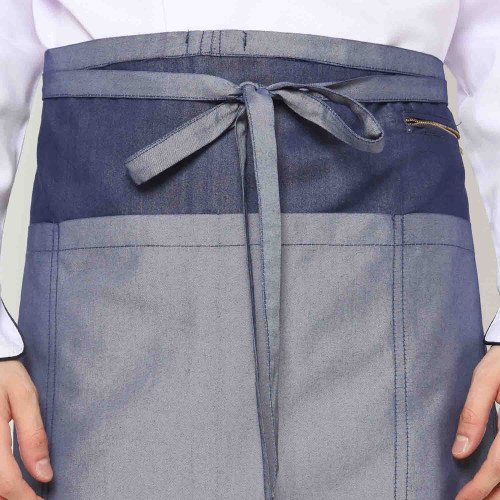 Wyatt Short Apron Blue w Bundle