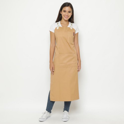 Caroll Kitchen Apron Pecha Brown