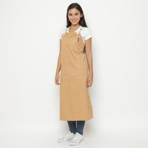 Caroll Kitchen Apron Pecha Brown 2