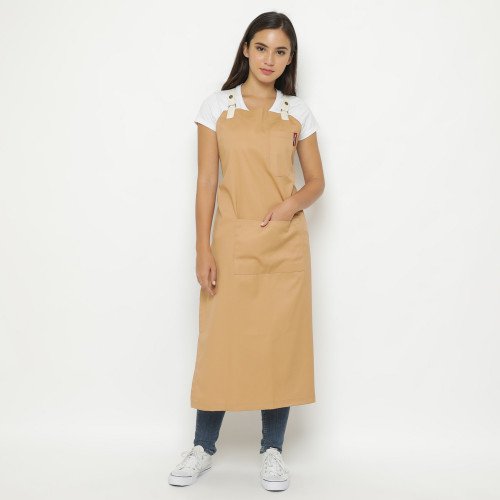 Caroll Kitchen Apron Pecha Brown 3
