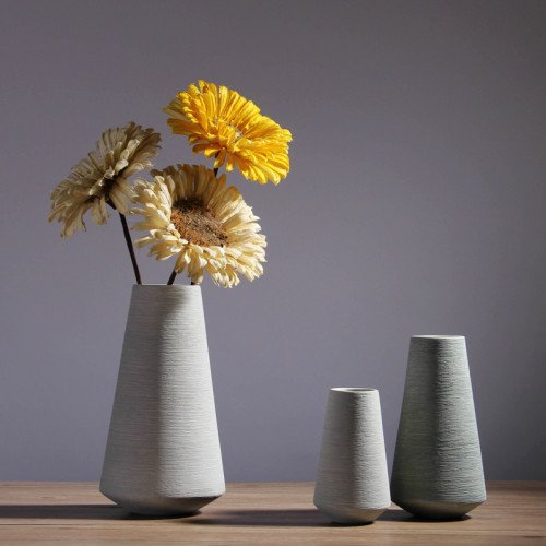 Asagao Pottery Style Vase 14