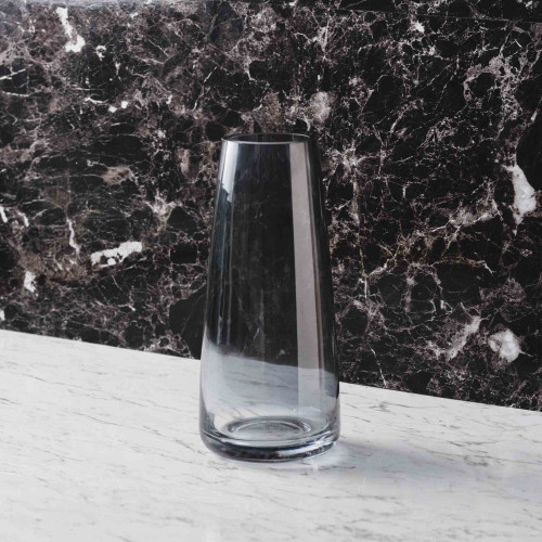 Barrel Glass 0401 Amber Vase 8