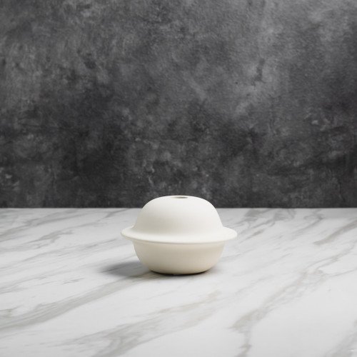 Beige Orb Table Décor Vase