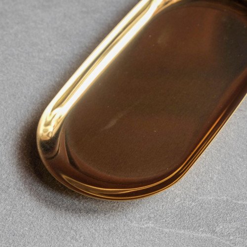 Gold Oval Jewelry Tray 9