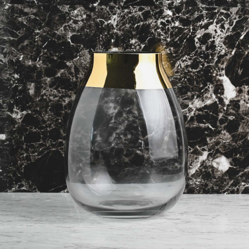 Mythical Glass 0502 Flower Vase Aqua 2
