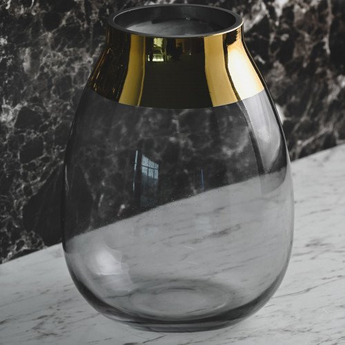 Mythical Glass 0502 Flower Vase Aqua 6