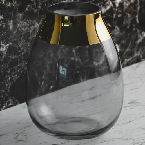 Mythical Glass 0502 Flower Vase Aqua 6
