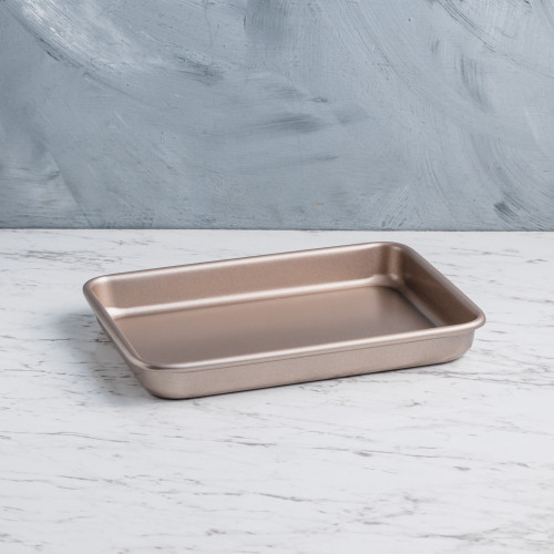 Bakeware Set Baking Tray Rectangular Rose Gold 2
