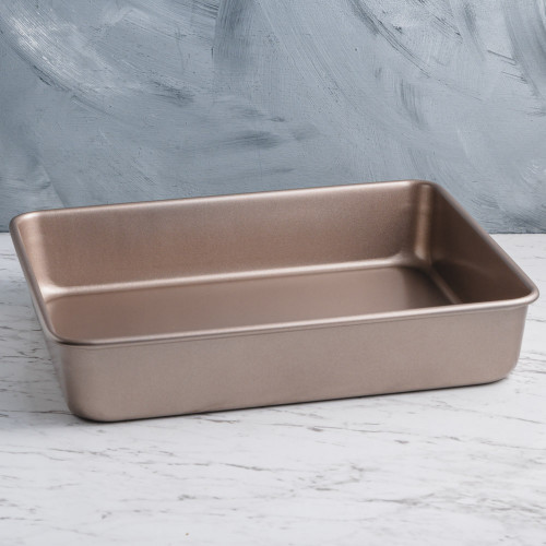 Bakeware Set Baking Tray Rectangular Rose Gold 7