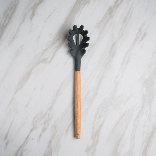 Woody Black Silicone Kitchen Utensil Set