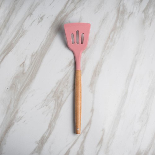 Magic Pink Silicone Kitchen Utensil Set 4