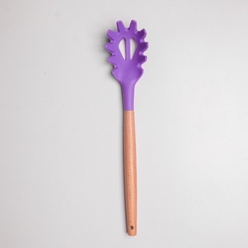 Flamboyant Purple Silicone Kitchen Utensil Set 6