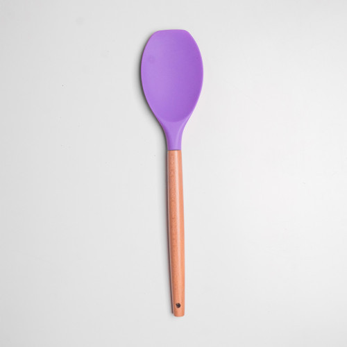 Flamboyant Purple Silicone Kitchen Utensil Set 10