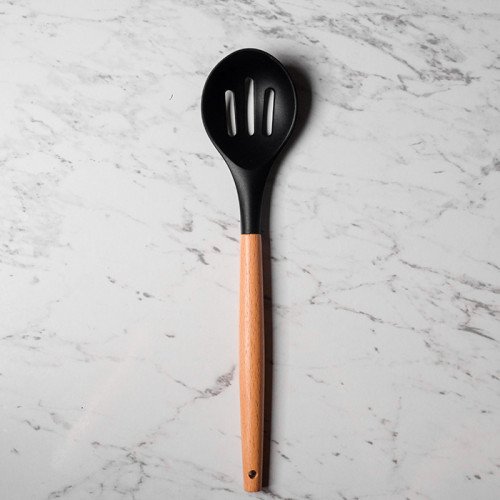 Bold Black Silicone Kitchen Utensil Set 6