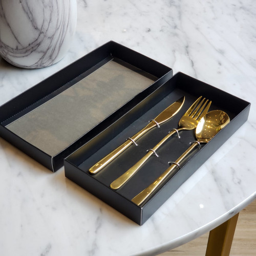Ivory Gold 16pcs Cutlery Gift Set 4